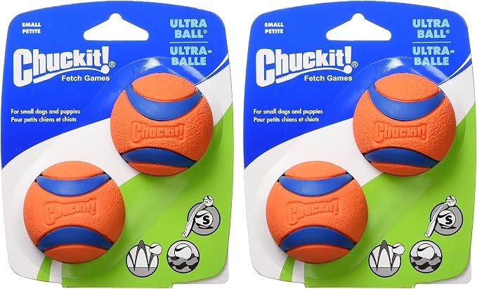 Chuckit! Ultra Ball Small 2" 2 Pack (2 Pc in Each Pack)