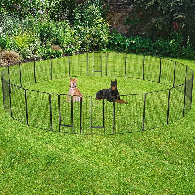 FDW Dog Playpen Kennel, 40in 24 Panels