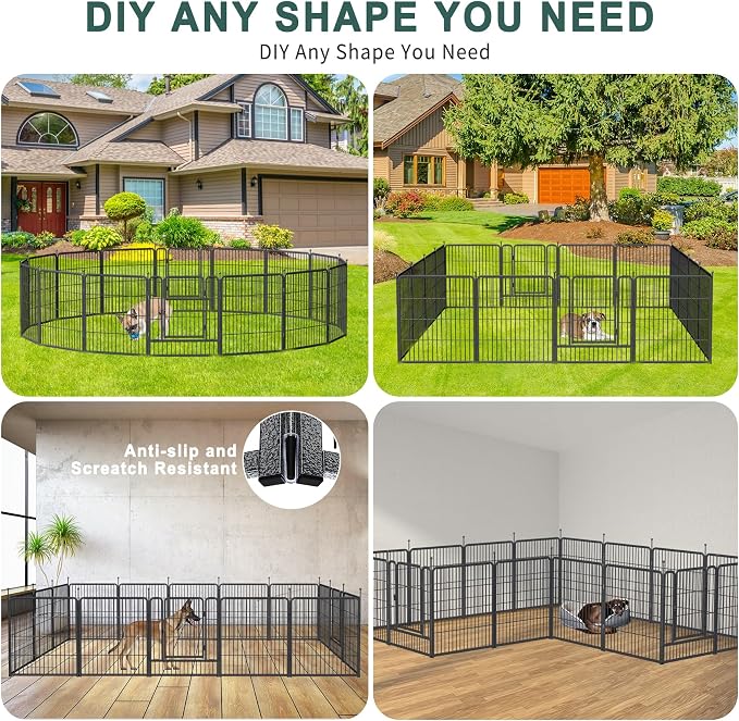 Musen Dog Playpen, 32in 16 Panels