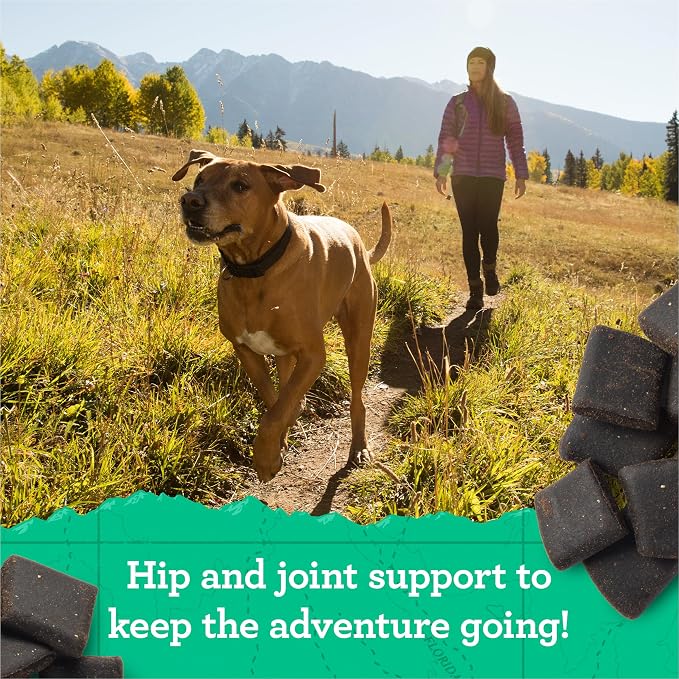 Zuke's Hip and Joint Dog Treats, Peanut Butter and Oats, 6 oz Pouch