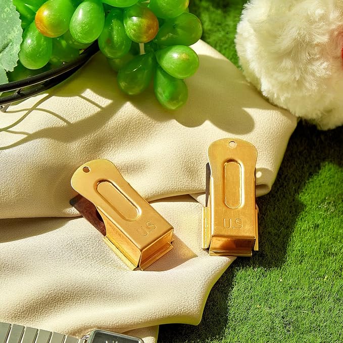 Brass Dog Training Clicker, 2 Pcs, Gold