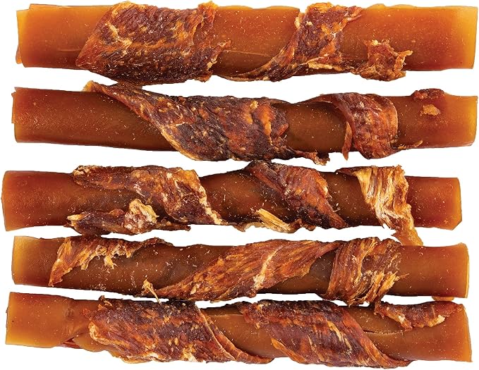 SmartBones Chicken-Wrapped Sticks, Treat Your Dog to a Rawhide-Free Chew Made With Real Chicken and Peanut Butter, 7 Ounce (Pack of 1)