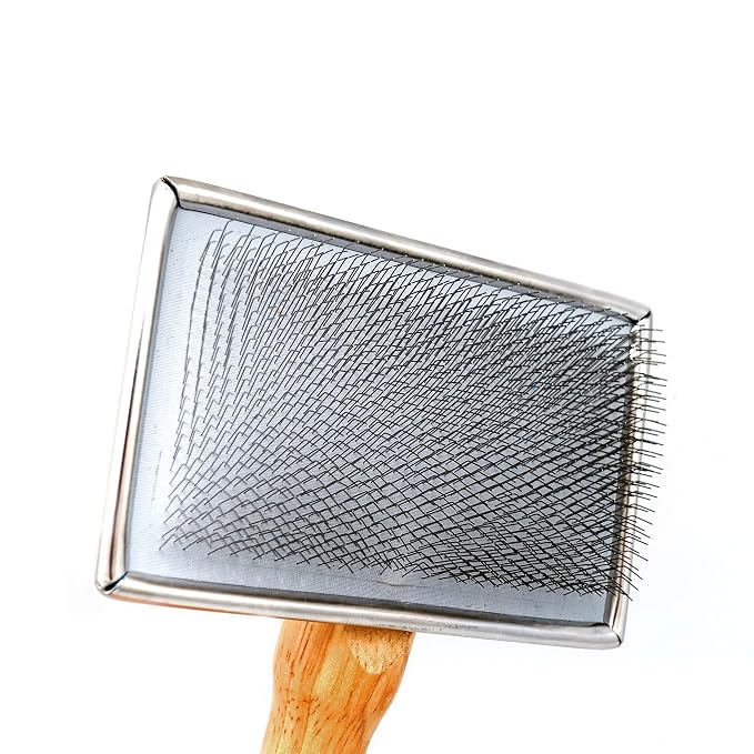 Pet Slicker Brush for Large Dogs, Large, Stainless Steel