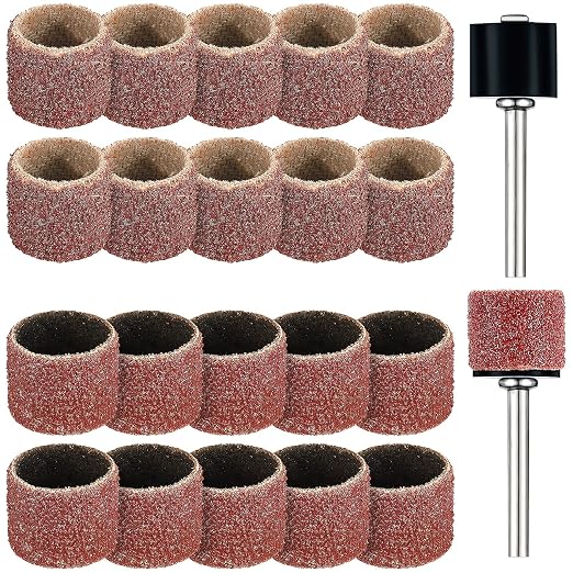 Pet Nail Grinder Replacement Kit, 22pcs, 60/100 Grit