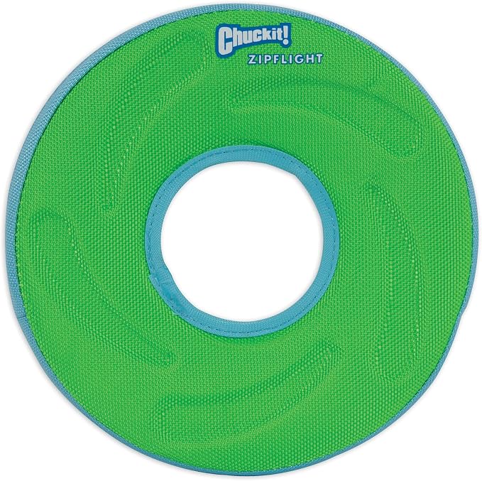 Chuckit! Zipflight Amphibious Flying Ring - Assorted Small - 6 Inch Diameter (1 Pack) - Pack of 2