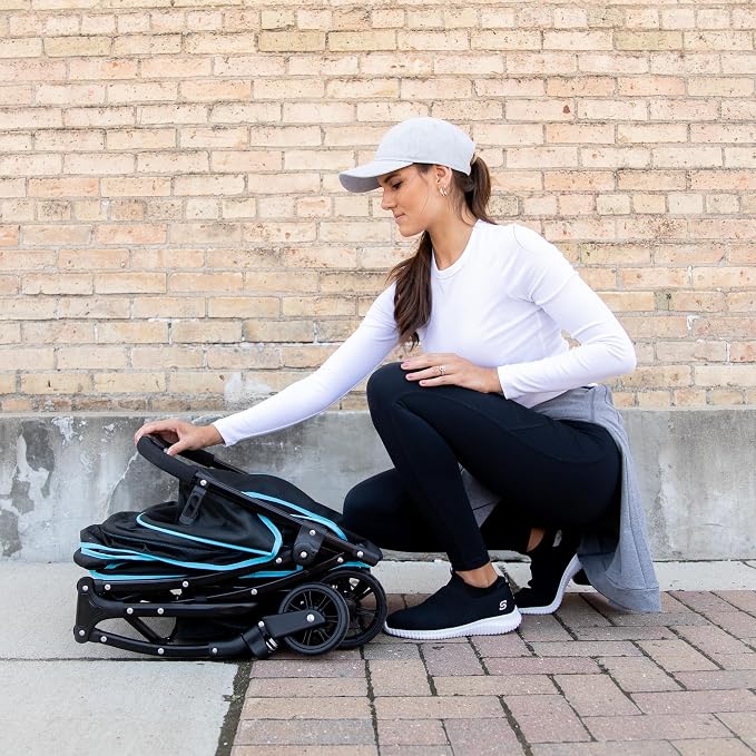 Carlson Pet Stroller - Black, up to 30lbs