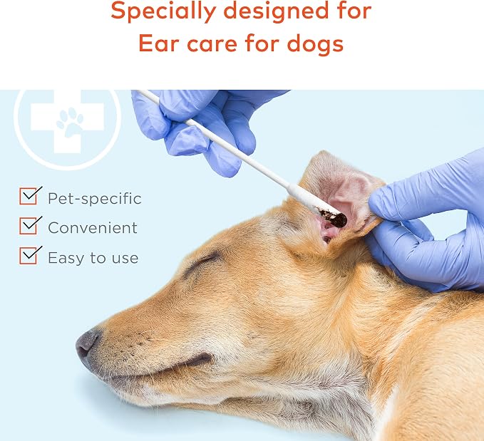 ARCA PET Cotton Swabs for Dogs and Cats, 100 Buds