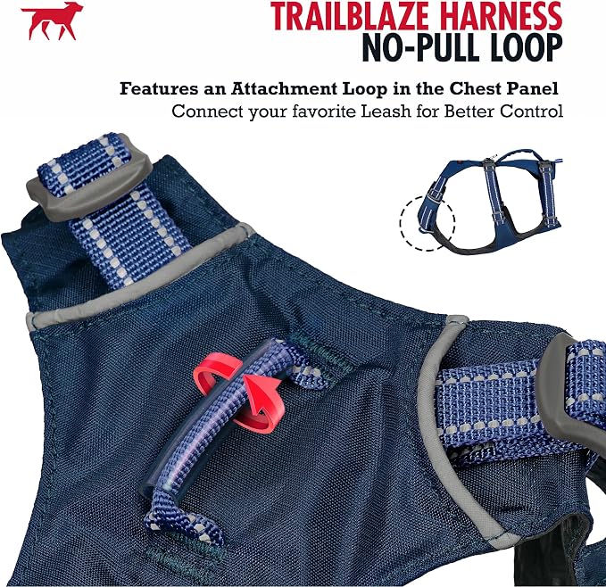 Tuff Pupper Escape Proof Dog Harness for Medium Dogs | No Pull Lightweight Adjustable Harness | No Escape Multifunctional Outdoor Pet Gear | Strong Durable Breathable | Secure Comfortable Fit