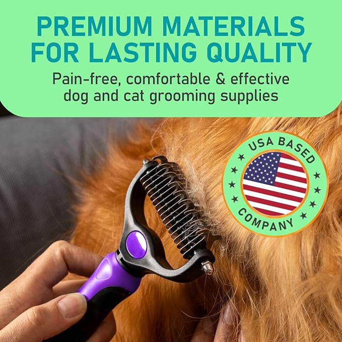 Maxpower Planet Pet Grooming Brush, Purple