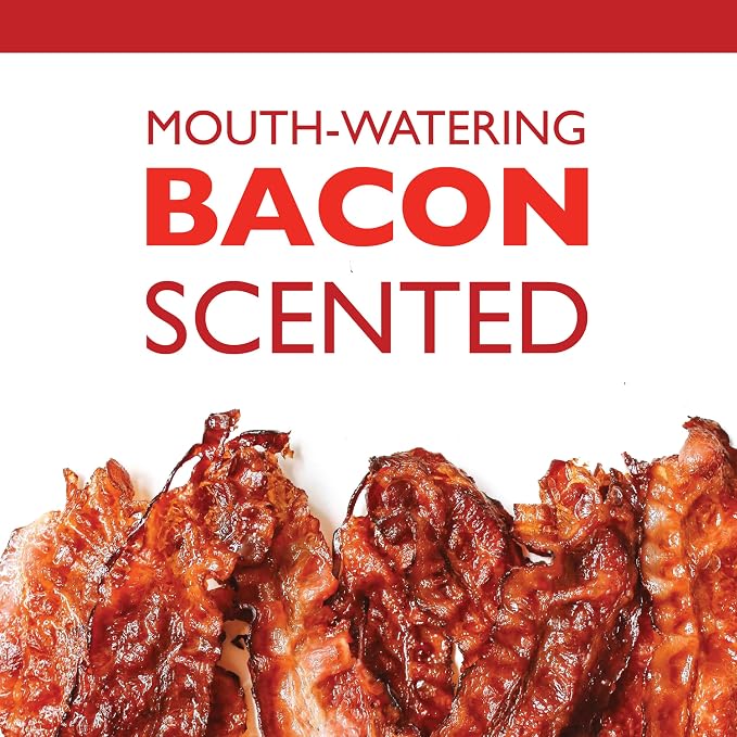 Chew King by Mammoth Dog Bacon Lovin’ Wishbone, Nylon Bones, Textured Bacon Flavored Chew Toy, for All Breed Sizes