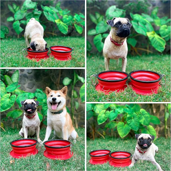 Tuff Pupper SuperBigSlurp Collapsible Dog Bowl, Extra Large
