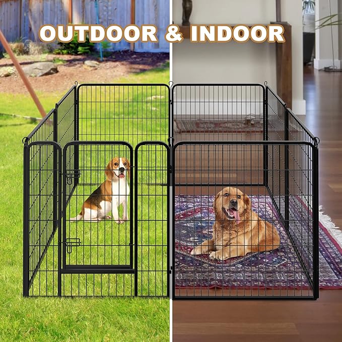 ZENY Dog Playpen, 40in 8 Panels