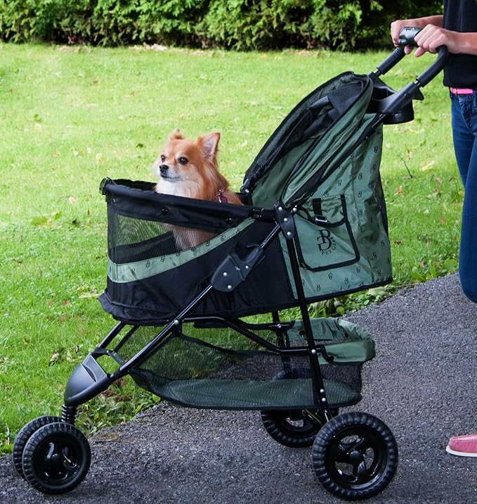 Pet Gear No-Zip Special Edition 3-Wheel Pet Stroller - Willow
