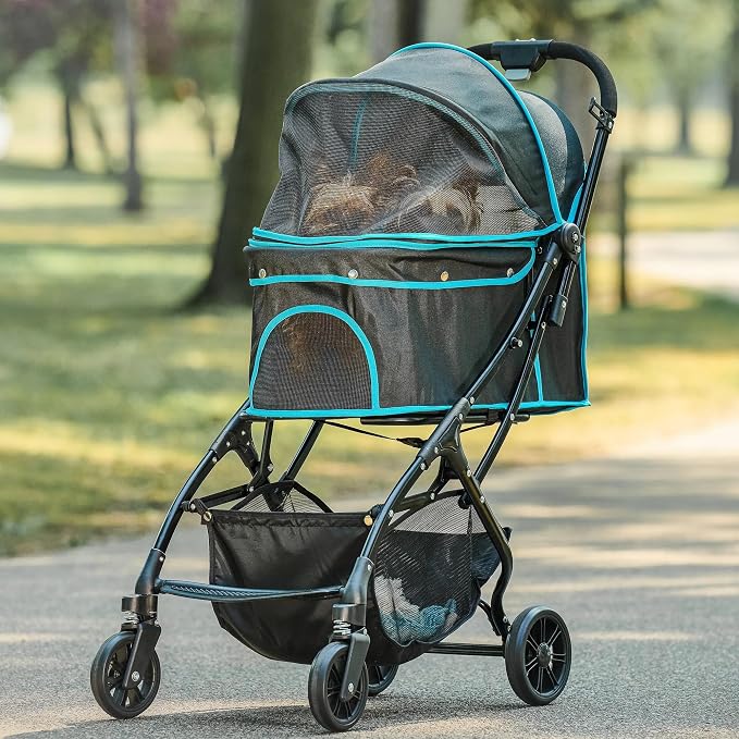 Carlson Pet Stroller - Black, up to 30lbs