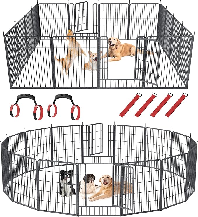 Musen Dog Playpen, 40in 16 Panels