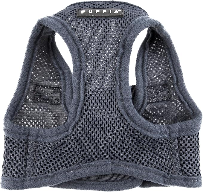 PUPPIA International Soft Vest Harness, Medium, Grey