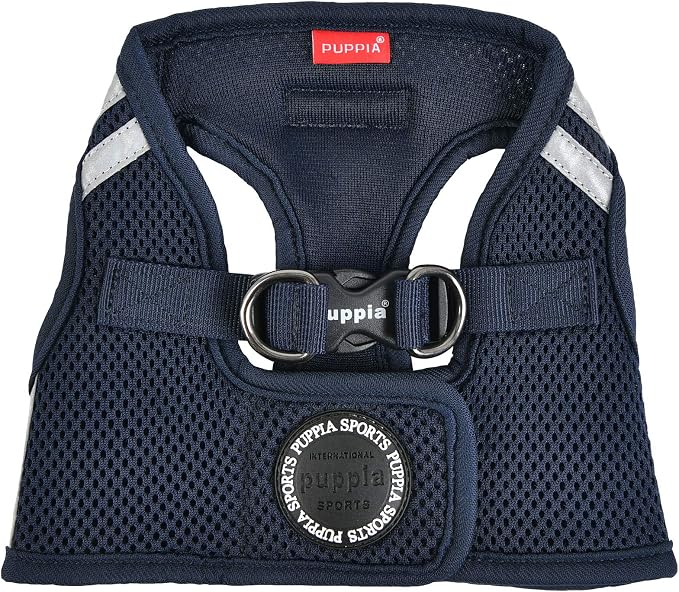 Puppia Soft Vest Harness PRO - Navy - M