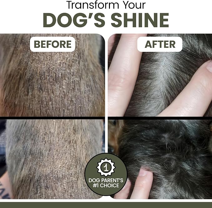 Pure Cod Liver Oil for Dogs - 16 oz Omega 3 Fish Oil Supplement