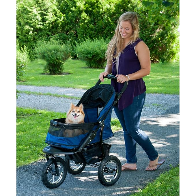 Pet Gear No-Zip Jogger Pet Stroller - Navy