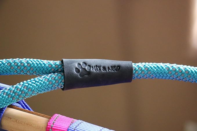 Max and Neo Double Handle Rope Slip Lead Leash - We Donate 1 for 1 to Dog Rescues for Every Product Sold