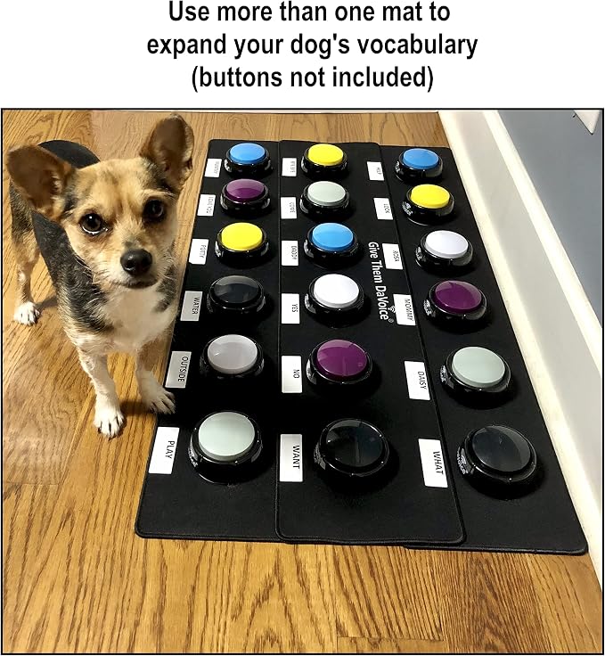 DaVoice Dog Button Mat, 6-Button