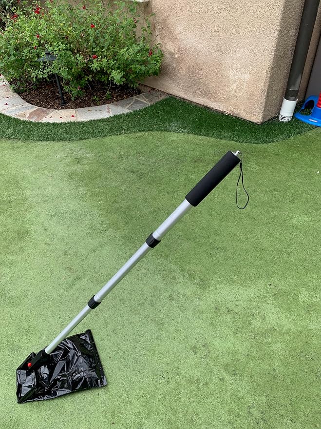 Pooper Scooper, Sturdy, Lightweight, Aluminum, Extendable, Hands Free, Clean