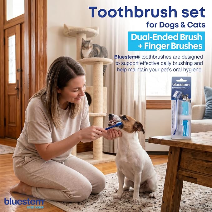 Bluestem Toothbrush and Finger Brush (Brush Set)