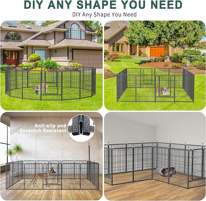 Musen Dog Playpen, 40in 16 Panels
