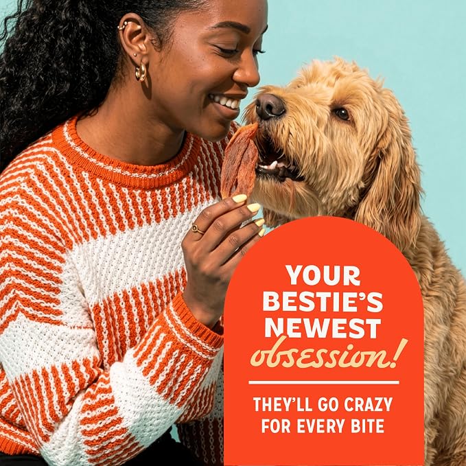 Pur Luv Chicken Jerky Dog Treats, Made with 100% Real Chicken Breast, 32 Ounces, Healthy, Easily Digestible, Long-Lasting, High Protein, Satisfies Dog's Urge to Chew