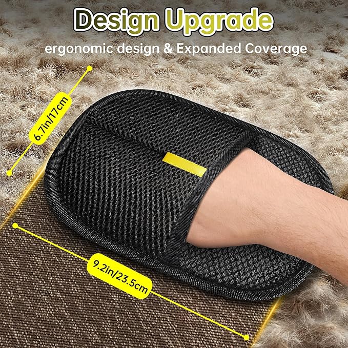 Electrostatic Pet Hair Remover Glove for Dogs &Cats, 2