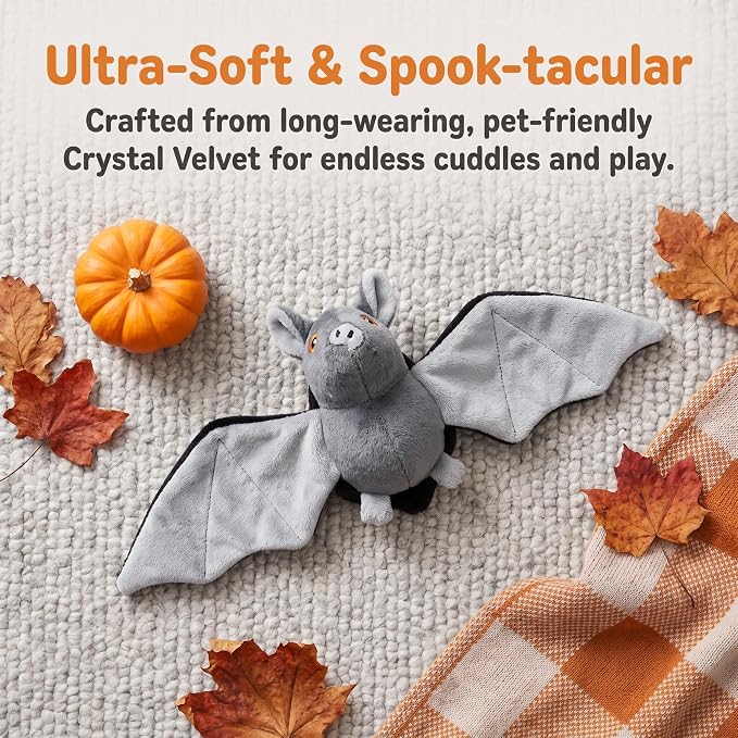 Flying Bat Dog Toy,Motion Activated Flapping Wings,USB Rechargeable (1Pcs) | Motion-activated flapping wings and chirping sounds keep dogs and cats active with rechargeable,washable fun