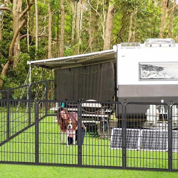 Rustproof Dog Playpen Fence, 40in 14 Panels