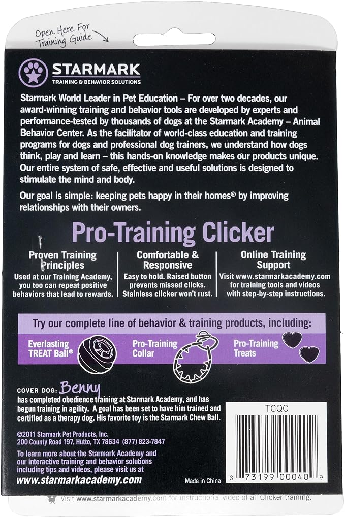 Starmark Pro-Training Clicker for Dogs
