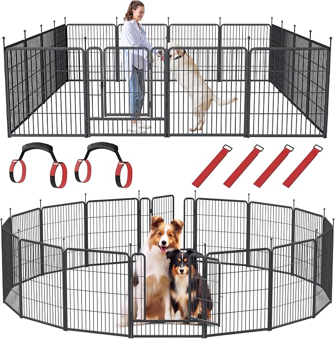 Musen Dog Playpen, 32in 16 Panels
