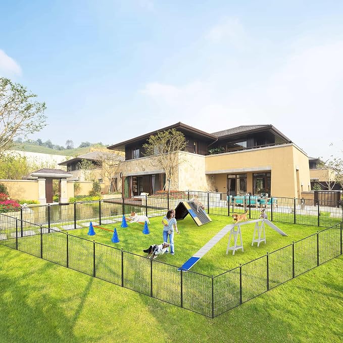 Dog Playpen with Door, 32in 40 Panels