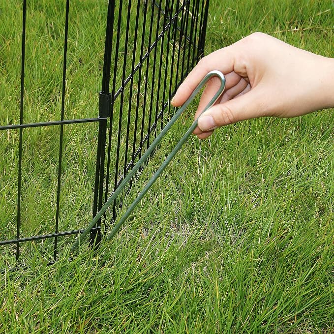 Pet Trex 24" Exercise Playpen for Dogs Eight 24" x 30" High Panels with Gate