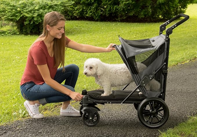 Pet Gear No-Zip Dual Entry Pet Stroller - 4 Color Options