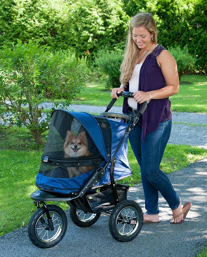 Pet Gear No-Zip Jogger Pet Stroller - Navy