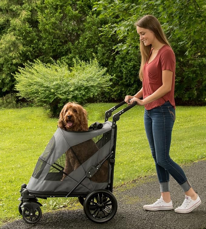 Pet Gear No-Zip Dual Entry Pet Stroller - 4 Color Options